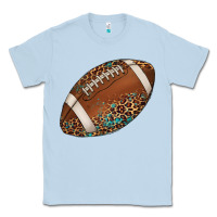 Dusty Blue western football leopard turquoise pattern Classic Tee - Artiststas