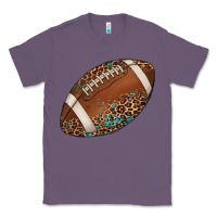 Lavender western football leopard turquoise pattern Classic Tee - Artiststas
