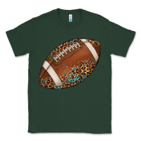Sports Green western football leopard turquoise pattern Classic Tee - Artiststas