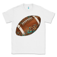 White western football leopard turquoise pattern Classic Tee - Artiststas