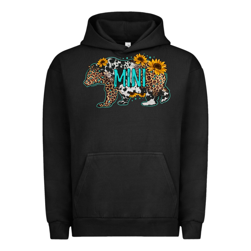 Baby Bear Mini Sunflowers Leopard Cowhide Mother's Day Urban Hoodie by Jasminsmagicworld | Teevron