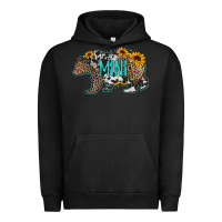 Pigment Black baby bear mini sunflowers leopard cowhide mother's day Urban Hoodie - Jasminsmagicworld