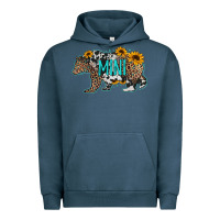 Pigment Midnight Navy baby bear mini sunflowers leopard cowhide mother's day Urban Hoodie - Jasminsmagicworld
