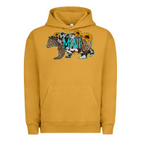 Pigment Peanut Butter baby bear mini sunflowers leopard cowhide mother's day Urban Hoodie - Jasminsmagicworld