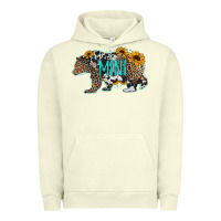 Pigment Pistachio baby bear mini sunflowers leopard cowhide mother's day Urban Hoodie - Jasminsmagicworld
