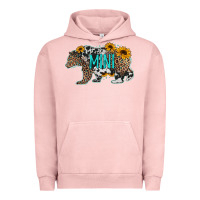 Pigment Salmon baby bear mini sunflowers leopard cowhide mother's day Urban Hoodie - Jasminsmagicworld