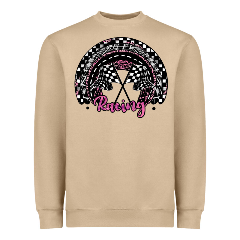 Racing Checkered Rainbow Heavyweight Sweatshirt by JahusDesignShop | Teevron