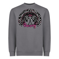 Storm racing checkered rainbow Heavyweight Sweatshirt - JahusDesignShop
