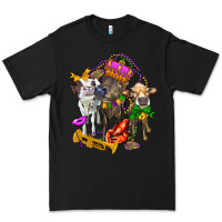 Black little cows and mardi gras party olivia Premium Tee - OliviaCreatesArt