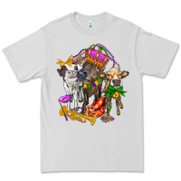 Dove Grey little cows and mardi gras party olivia Premium Tee - OliviaCreatesArt