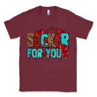 Burgundy sucker for you olivia Classic Tee - OliviaCreatesArt
