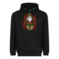Black gnomes with coffee christmas Heavyweight Hoodie - RanaPortraitStore