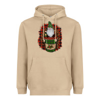 Mushroom gnomes with coffee christmas Heavyweight Hoodie - RanaPortraitStore