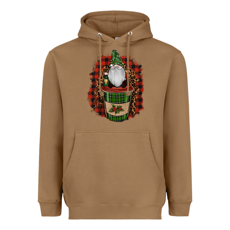 Gnomes With Coffee Christmas Heavyweight Hoodie by RanaPortraitStore | Teevron