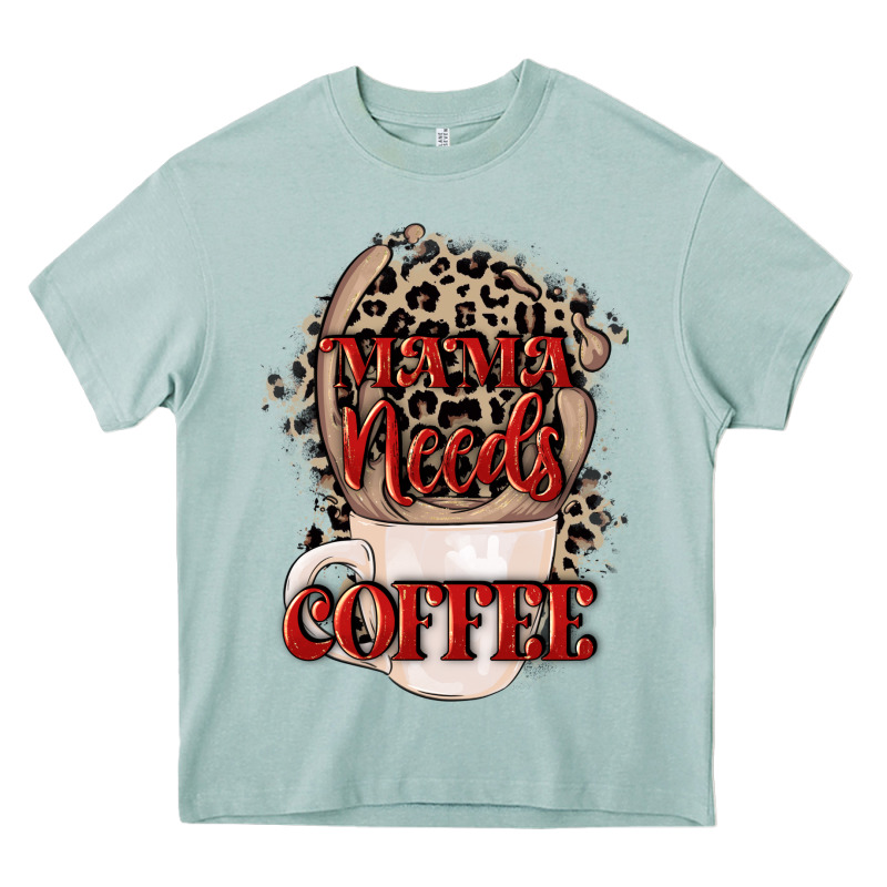 Mama Needs Coffee Mother's Day Heavy Core Tee by CowGirlArtShop | Teevron