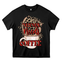 Black Mama needs coffee Mother's Day Heavy Core Tee - CowGirlArtShop