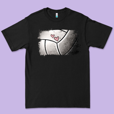 Volleyball Brushstroke Premium Tee Designed By Ranaportraitstore