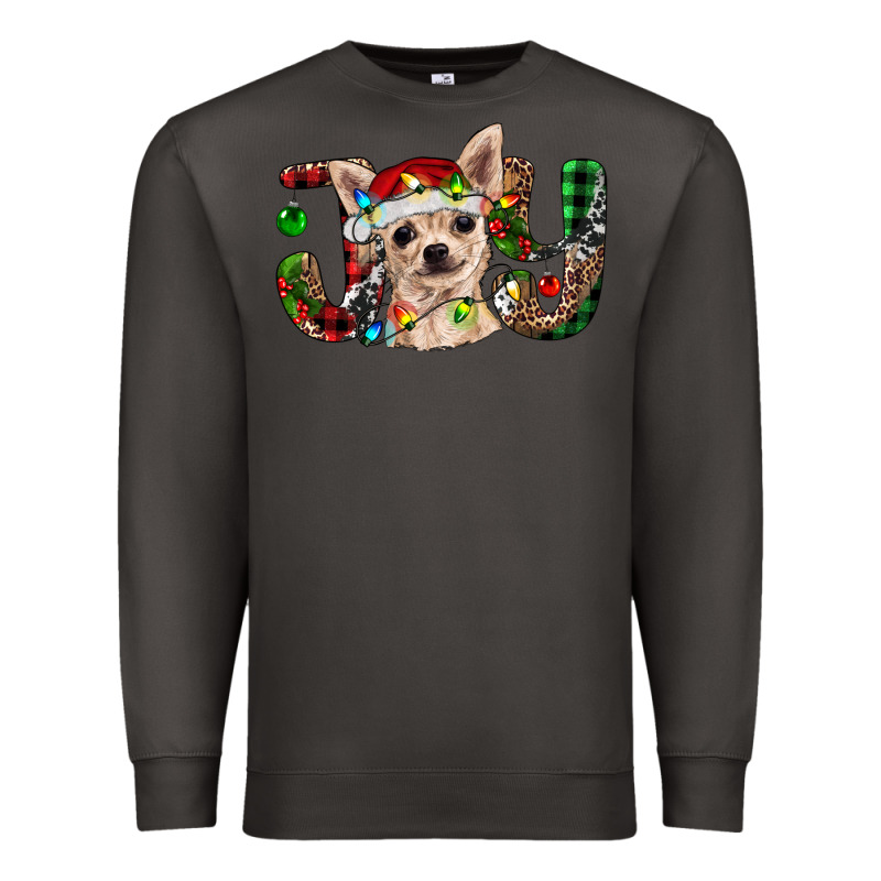 Christmas Chihuahua Joy Premium Sweatshirt by RanaPortraitStore | Teevron