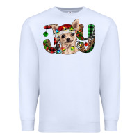 White Christmas chihuahua joy Premium Sweatshirt - RanaPortraitStore