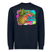 Navy hello summer Heavyweight Sweatshirt - JahusDesignShop