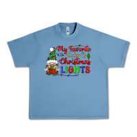 Pebble Blue my favorite color is christmas lights Urban Heavy Tee - BundleAndBundleShop