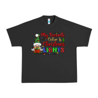 Pigment Black my favorite color is christmas lights Urban Heavy Tee - BundleAndBundleShop