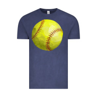 Vintage Denim softball Vintage Tee - FaDigitalArtStudio