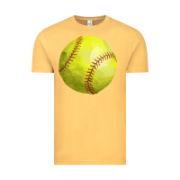 Vintage Mustard softball Vintage Tee - FaDigitalArtStudio