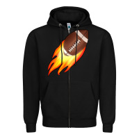 Black american football Zipper Hoodie - JahusDesignShop