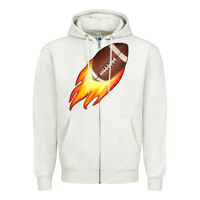 American Football Zipper Hoodie by JahusDesignShop | Teevron
