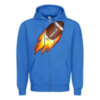 True Royal american football Zipper Hoodie - JahusDesignShop
