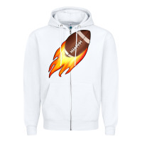 White american football Zipper Hoodie - JahusDesignShop
