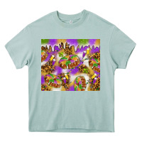 Arona Mardi Gras with king cake tumbler Heavy Core Tee - HowdyJamesFarm
