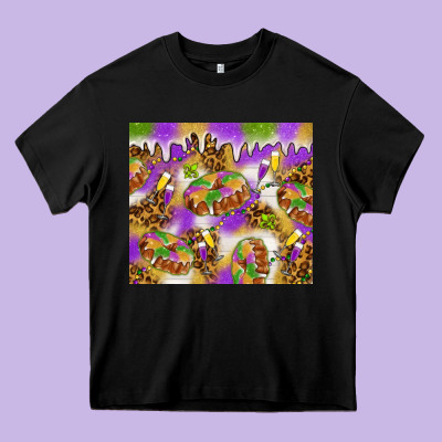 Mardi Gras With King Cake Tumbler Heavy Core Tee Designed By Howdyjamesfarm