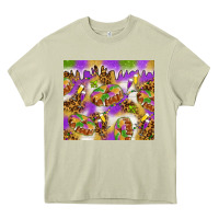 Mossy Mardi Gras with king cake tumbler Heavy Core Tee - HowdyJamesFarm