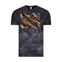 Cloud Black Tiger zebra background Vintage Tee - RanaPortraitStore