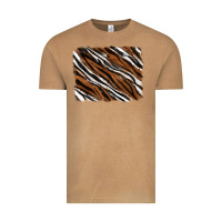 Vintage Camel Tiger zebra background Vintage Tee - RanaPortraitStore