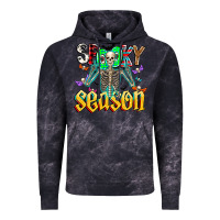 Cloud Black Spooky Season Vintage Hoodie - CowhideDigitalArt