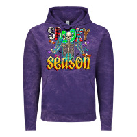 Cloud Purple Spooky Season Vintage Hoodie - CowhideDigitalArt