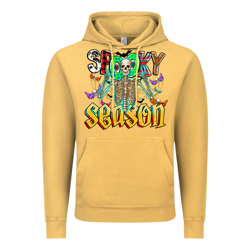 Spooky Season Vintage Hoodie by CowhideDigitalArt | Teevron