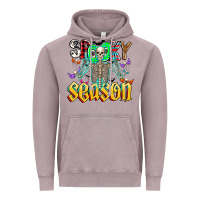 Vintage Zinc Spooky Season Vintage Hoodie - CowhideDigitalArt