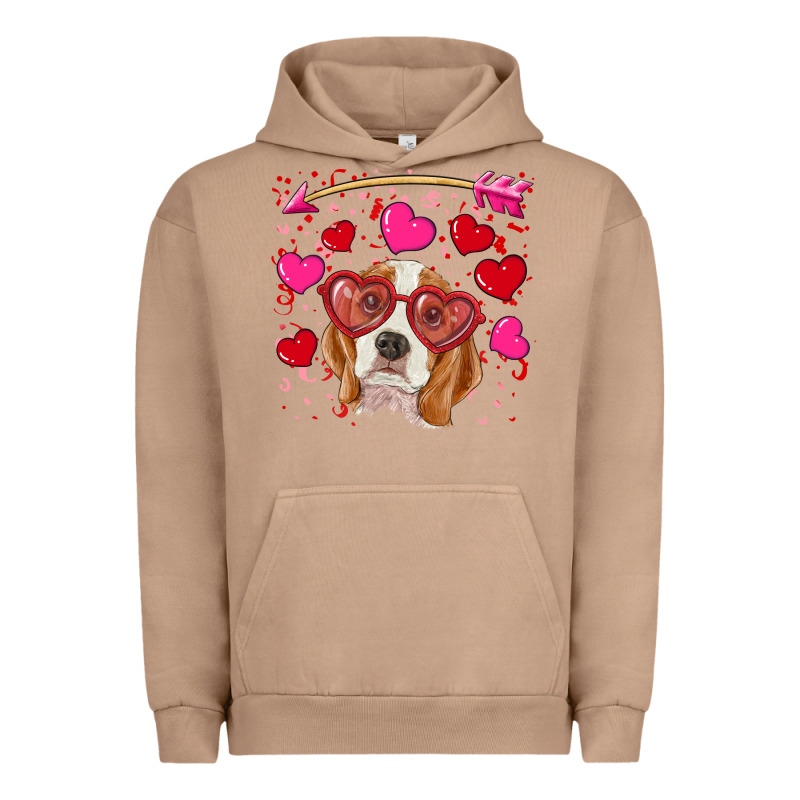 Valentines Day  Beagle Urban Hoodie by RanaPortraitStore | Teevron