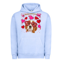 Pigment Grape Ice Valentines day  beagle Urban Hoodie - RanaPortraitStore