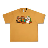 Peanut Butter Halloween thanksgiving christmas coffee cups Urban Heavy Tee - FaDigitalArtStudio