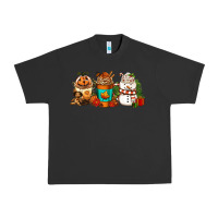 Pigment Black Halloween thanksgiving christmas coffee cups Urban Heavy Tee - FaDigitalArtStudio