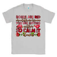 Moon Dust roses are red chocolates are brown Classic Tee - OliviaCreatesArt