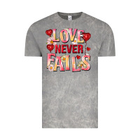 Cloud Rock Love never fails Vintage Tee - FaDigitalArtStudio