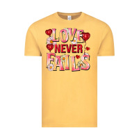 Vintage Mustard Love never fails Vintage Tee - FaDigitalArtStudio