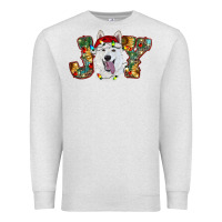 Oatmeal Heather white shepherd christmas joy Premium Sweatshirt - RanaPortraitStore