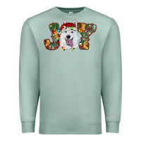 Seafoam white shepherd christmas joy Premium Sweatshirt - RanaPortraitStore